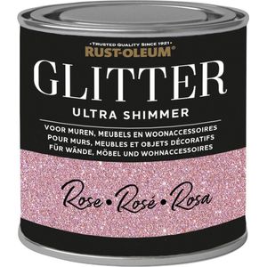 Rust-Oleum Glitterverf Ultra Shimmer Roze 250ml