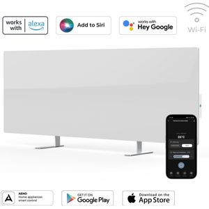 AENO GH1S Infrarood Verwarmingspaneel - 700 Watt - Bluetooth - WiFi - Wit