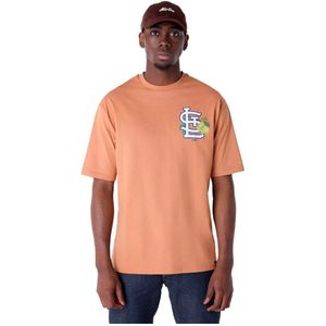 New Era - MLB Fruit Graphic - T-shirt - Oranje - Katoen - Korte Mouwen