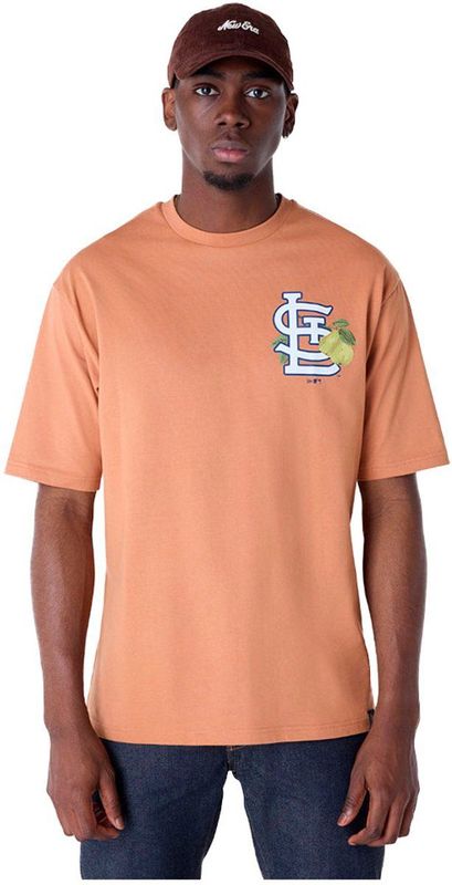New Era - MLB Fruit Graphic - T-shirt - Oranje - Katoen - Korte Mouwen