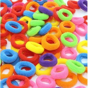 Haarelastiekjes - 50 stuks - gemixt voor meiden