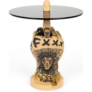 BOLD MONKEY Fother Mucker Side Table Lion