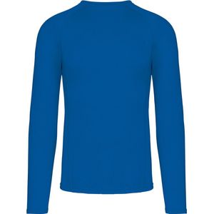 SportOndershirt Unisex XS Proact Lange mouw Sporty Royal Blue 88% Polyester, 12% Elasthan