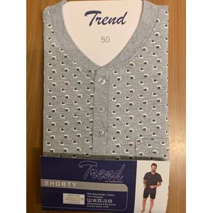 Normann - Trend 68583 - Heren Shortama - Blauw - Katoen