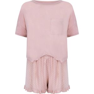 Hunkemöller - Jersey Pyjamaset - Roze