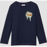 s.Oliver - T-Shirt - Katoen - Lange Mouwen - Normale Pasvorm