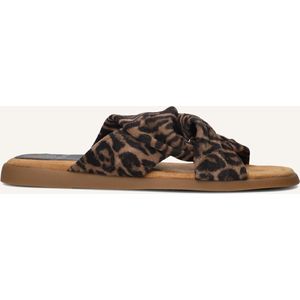 Unisa - Camby - Slippers - Taupe - Leer