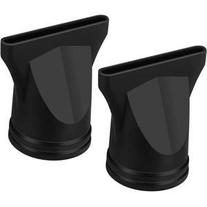 JGS Premium - Opvouwbare diffuser voor haardroger - 2 stuks - Universeel mondstuk voor het drogen van haar - Zwart kam - Voor perfecte styling
