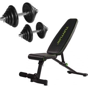 Tunturi UB20 + 2x Dumbellset 20 kg