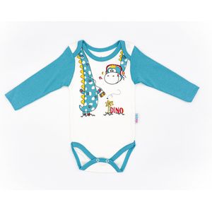 3 delige Baby kleding set - meisje kleding - set rompers - muts - broekje - maat 62/68 - dinosaurus - baby girl