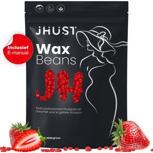 JHust® Wax Parels 1KG Stawberry - Wax Beans - Wax Bonen - Wax Korrels - Waxparels - Harskorrels - Hars korrels - Wax ontharen - Wax Pearls - wax parels ontharing - Hars bonen - Hard Wax Beans - Wax - Wax Parels - Kerstcadeau voor vrouwen