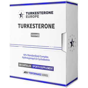 5 Pack - Turkesterone 10% Complex met Hydroxypropyl-β-Cyclodextrine - 300 Capsules (600mg)