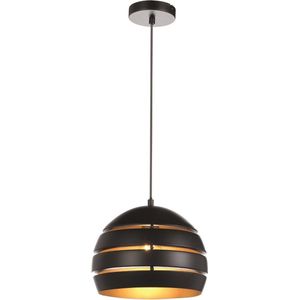 Hanglamp Djarin Mat Zwart & Goud Ø 28cm