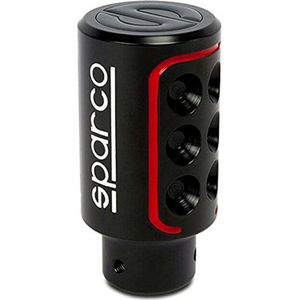 Versnellingspookknop Sparco SPC RACING Zwart/Rood