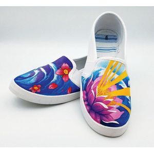 Jacquard textielverf sneaker set 8 kleuren - Neopaque serie.