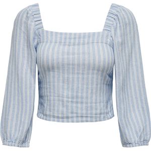 ONLY - ONLCARO 3/4 BAL LINEN SMOCK TOP CC PNT - Dames - Blouses