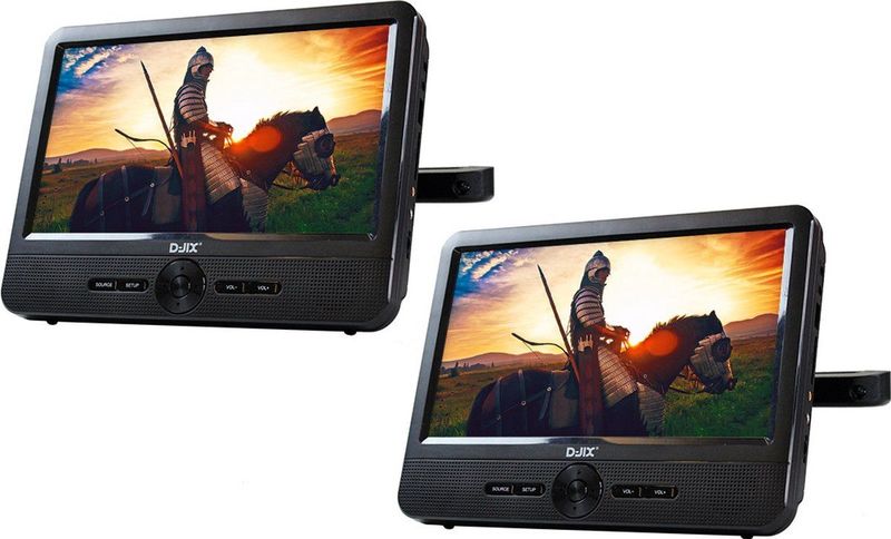 DJIX - PVS 906-50SM - Draagbare DVD Speler - Zwart