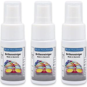 Kwalitatieve Brillenreiniger 3 x 30 ml - Streepvrije Reinigingsspray voor Glazen en Kunststof