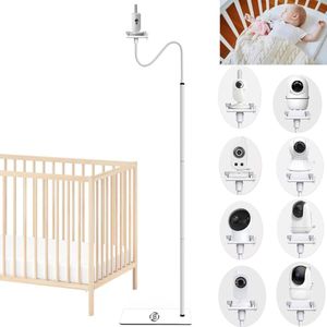 Equivera babyfoonhouder - Baby Monitor Vloerstandaard - Baby Camera Houder - Compatibel met de meeste Baby Monitor Camera's