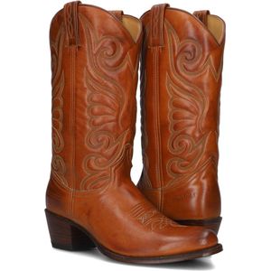 Sendra 11627 Laarzen - Leer - Dames - Cognac - Maat 38