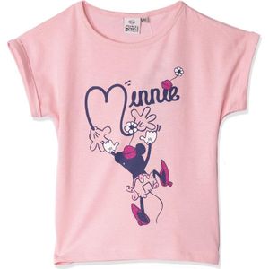 Disney Minnie Mouse T-shirt - Minnie  - roze - maat 92/98 (3 jaar)