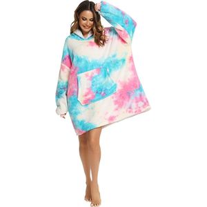 Oversized hoodie - Plaid - Hoodie Deken - Met lange mouwen – Unisex - Eén maat