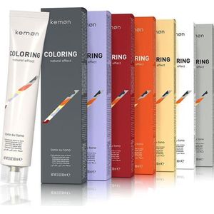 Kemon Coloring Natural Effect 7.45 Light Red Copper Blonde 100 ml Toon-op-toon kleuring