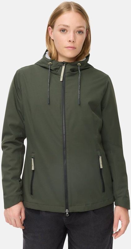 camel active - Functionele Jas - Bosgroen - Met Afneembare Capuchon