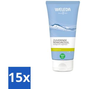 WELEDA - Reinigingsgel Zuiverend - Voor onzuivere huid - 100 ml - Bulkverpakking - 15 stuks