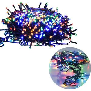 Cheqo® Kerstboomverlichting - Lichtsnoer - Kerstlampjes - Led Verlichting - Kerstverlichting voor Binnen en Buiten - 480 LED's - 36 Meter - Multicolor