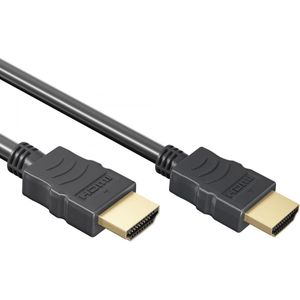 HDMI 1.4 Kabel Gold Plated - High Speed Cable - 10.2 Gbps - Full HD 1080p - 3D - 4K@30 Hz - Ethernet - Male to Male - Voor TV - DVD - Laptop - Tablet - PC - Monitor - Beamer - 15 Meter - Allteq