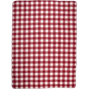 Vloerkleed - Tapijt - Plaid Rood Polyester 205x158x0,5cms-sMars & More