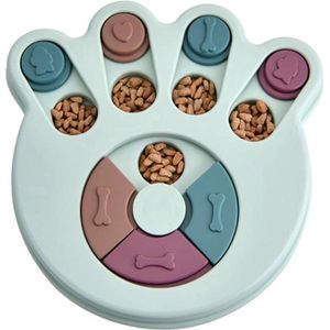 Hondenpuzzel - Geheugentrainer – Slow feeder -  Voerbak hond – Puppy speelgoed - Voerbak kat – Kattenspeelgoed -  Anti schrokbak - Interactief speelgoed honden & katten