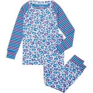 Hatley pyjama Cheetah Hearts maat 122-128