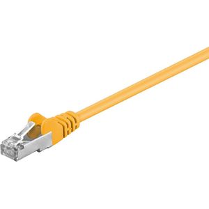 CAT5e FTP patchkabel / internetkabel 15 meter geel - netwerkkabel