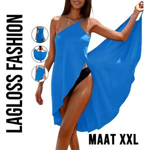 LaGloss® Dames Badpak met Grote Kleurrijke Bloem – Elegante Zomerse Eenstuk Zwemkleding – Vakantie & Strandmode – Polyester/Elastaan – Bloemenprint - Maat S