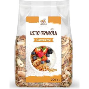 Lowcarbchef - Keto Granola (300 gr) - Koolhydraatarm - Eiwitrijk - Glutenvrij - 2,9 g koolhydraten per portie