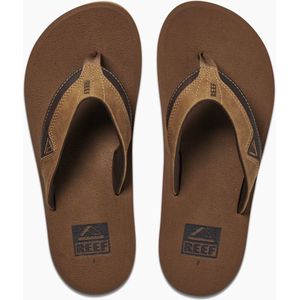 Reef Cushion Teenslippers - Heren - Cognac - Maat 45