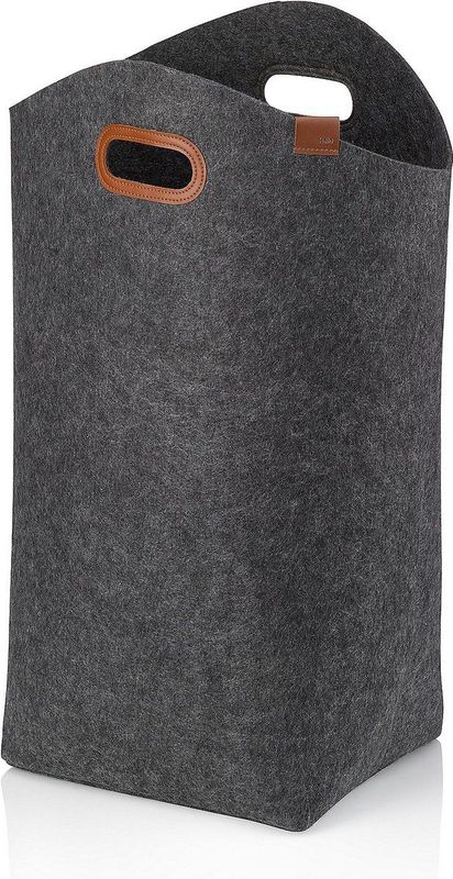 Kela - Fay - Wasmand - Donkergrijs - Vilt, 60 x 24 cm