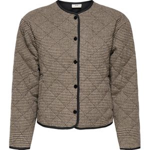 Jacqueline de Yong Jas Jdyemery Quilted Shacket Wvn 15361206 Toasted Coconut/chocolate Dames Maat - S