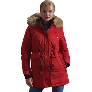 Superdry Nadare Microfibre Jasje Rood S Vrouw