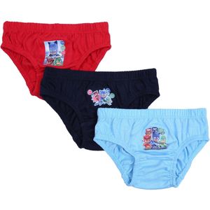 3x Jongens onderbroek in blauw, zwart en rood PJ Masks 18-24 m 92 cm