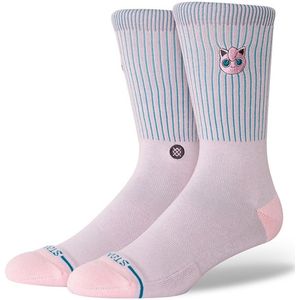Stance heren casual sokken jigglypuff crew roze (Pokemon)
