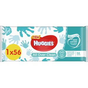 Huggies - Billendoekjes - All Over Clean - 1 x 56 - 56 stuks