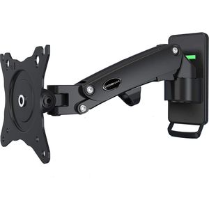 Ergonomische TV-Muurbeugel en PC Monitor Wandsteun voor Kleine 17-27 inch Schermen - VESA 75x75mm en 100x100mm - Kantelen en Draaien - Gewichtscapaciteit 2-7 kg - FX100
