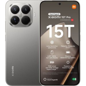 Xiaomi 15T Pro - Mobiele Telefoon - Grijs - 256 GB