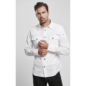 Brandit - Slim Worker Overhemd - XL - Wit