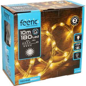 Feeric lights & Christmas Lichtslang - 10M - warm wit - 180 LEDs