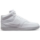 NIKE Court Vision Mid NN Sneakers - White / White / White - Heren - EU 49.5