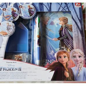 Diamond paintingset- Super Dagboek Deco set/ Disney Frozen 2